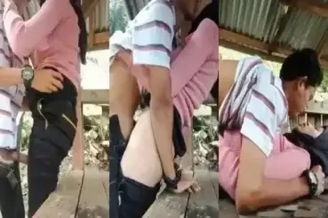 Skandal Viral Jilbab ABG Indo Mesum Ngentot Di Pos Ronda Brutal Hot